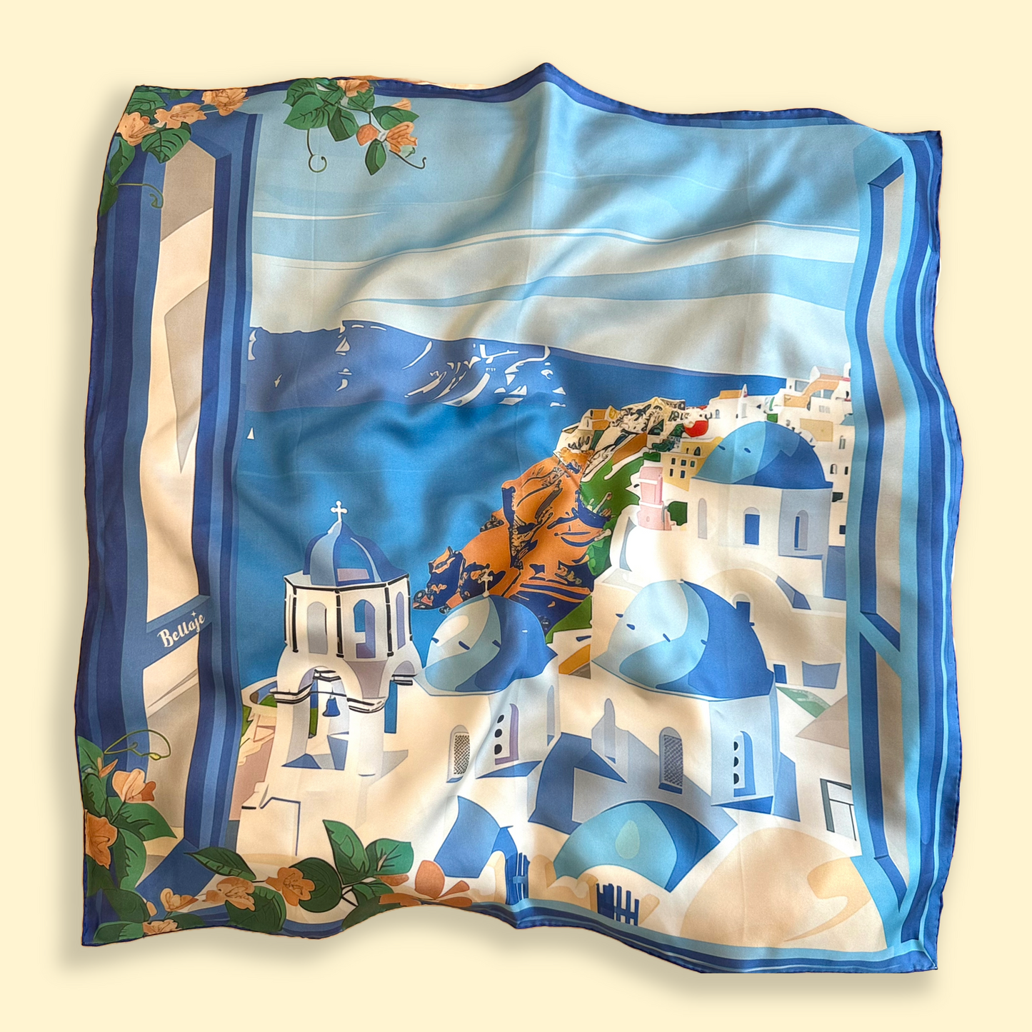 27" Square Scarf - Greece