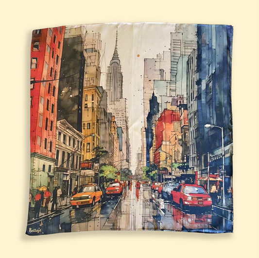 27" Square Scarf - NYC