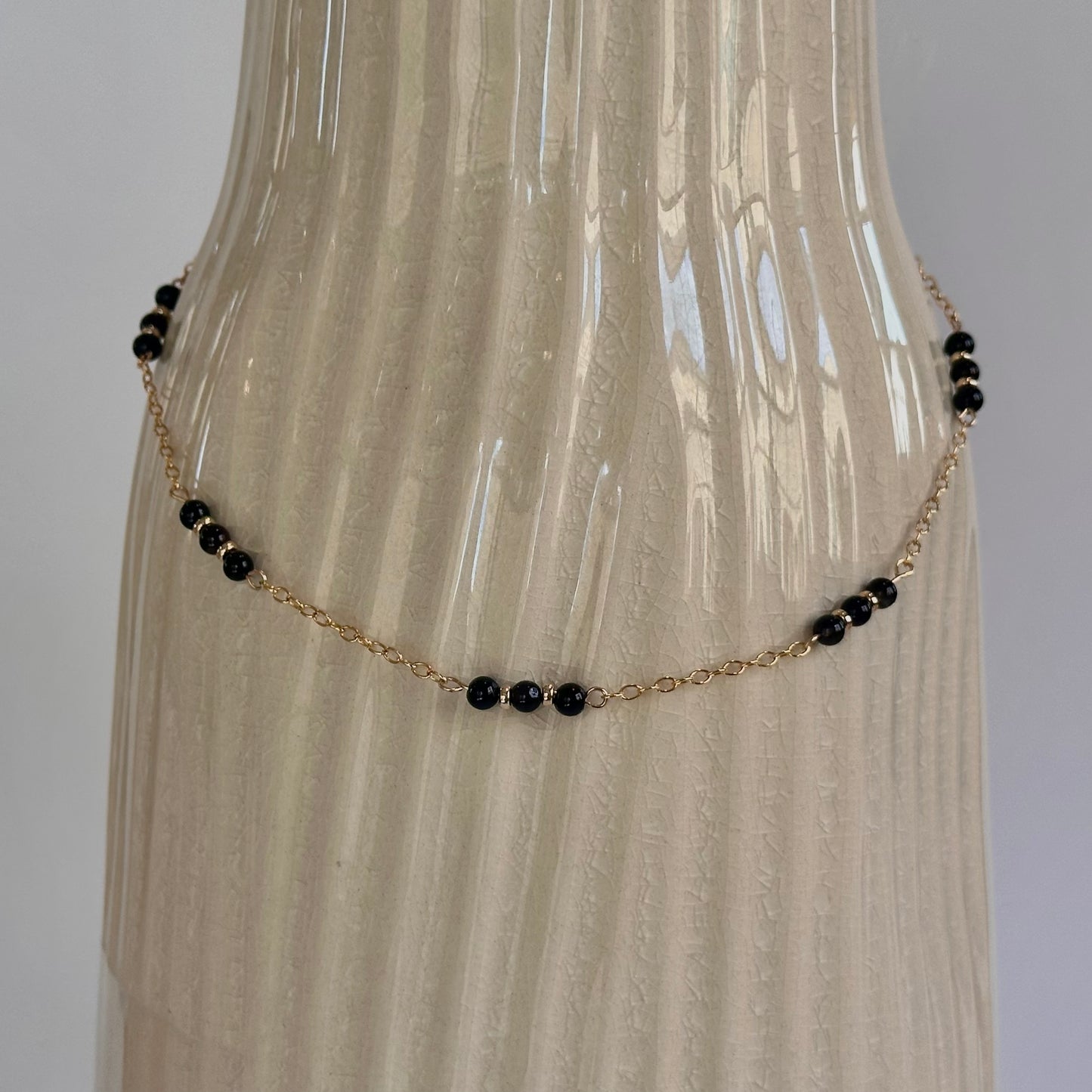 Dunhuang - Onyx 14K Gold-Filled Necklace