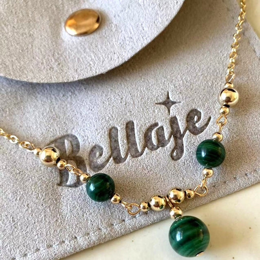 Malachite - Malachite 14K Gold-Filled Necklace