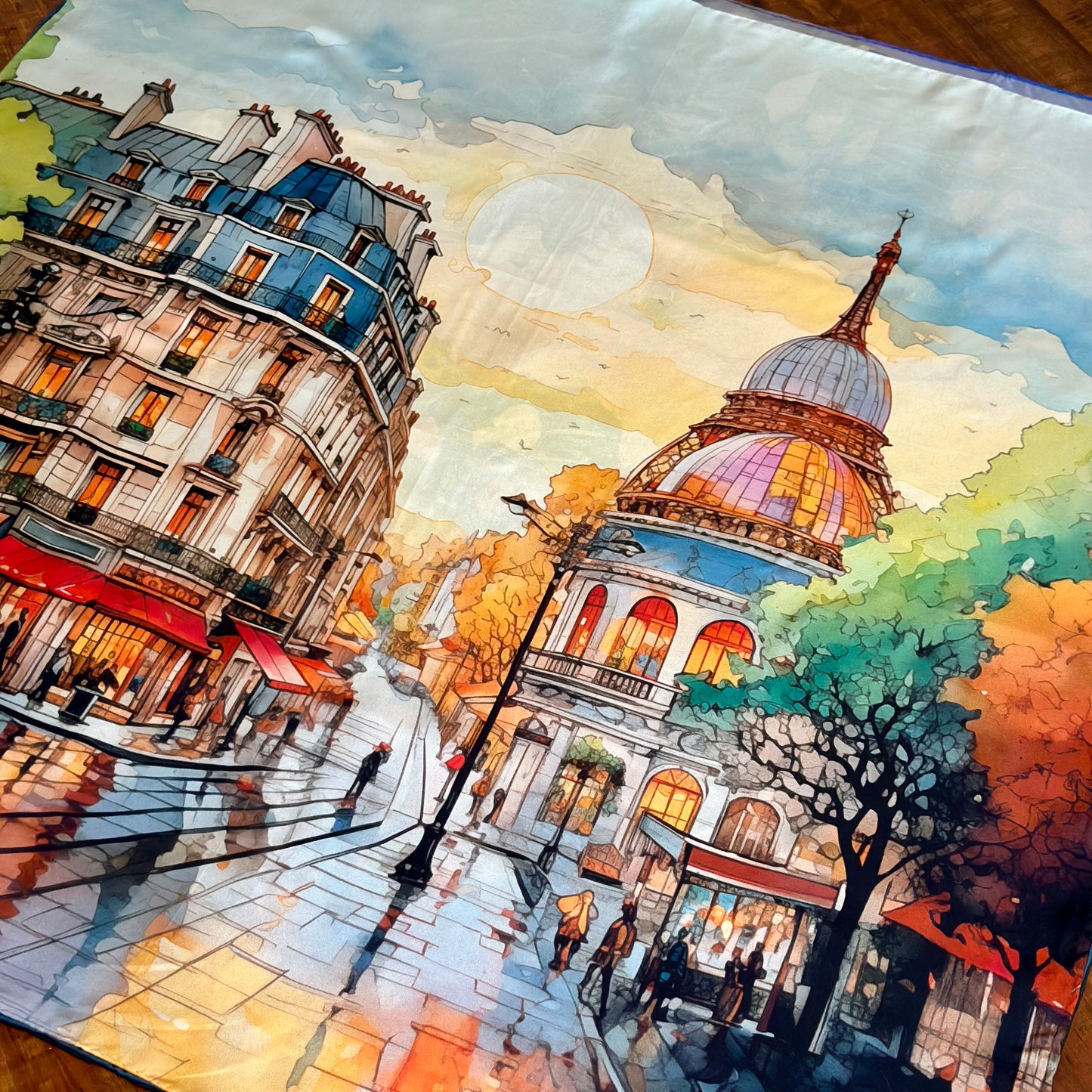 35" Square Scarf - Paris Afternoon