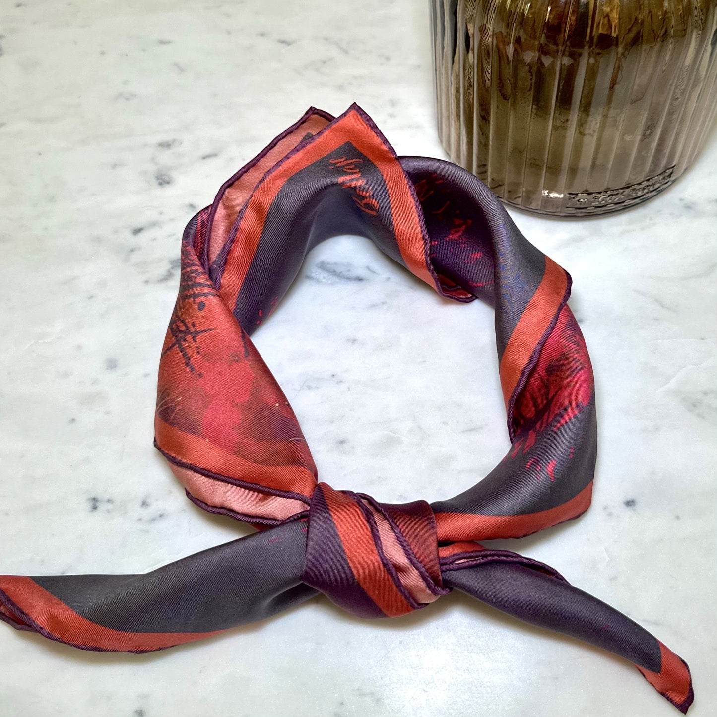 27" Square Scarf - Western Cowboy