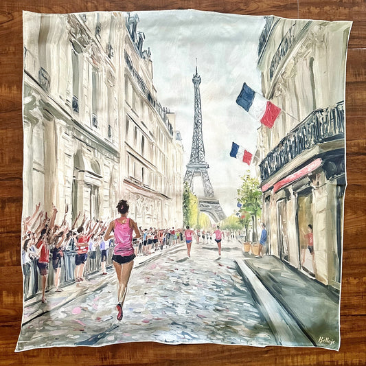 27" Square Scarf - Paris Eiffel Tower