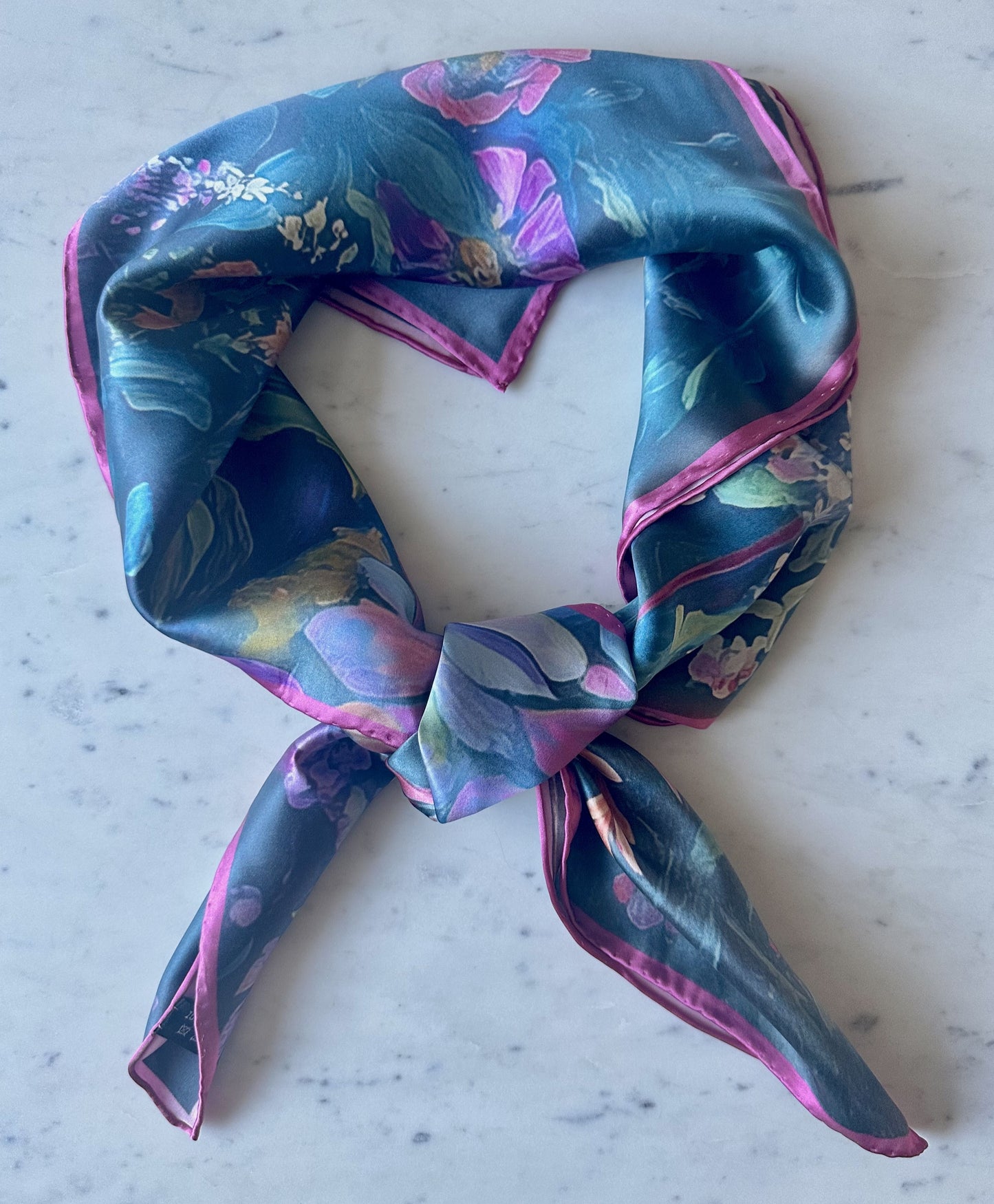 35" Square Scarf - Secret Garden