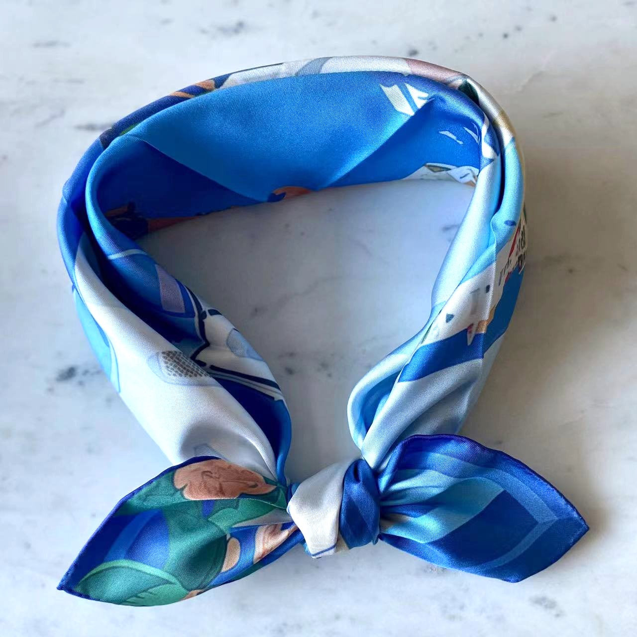 27" Square Scarf - Greece